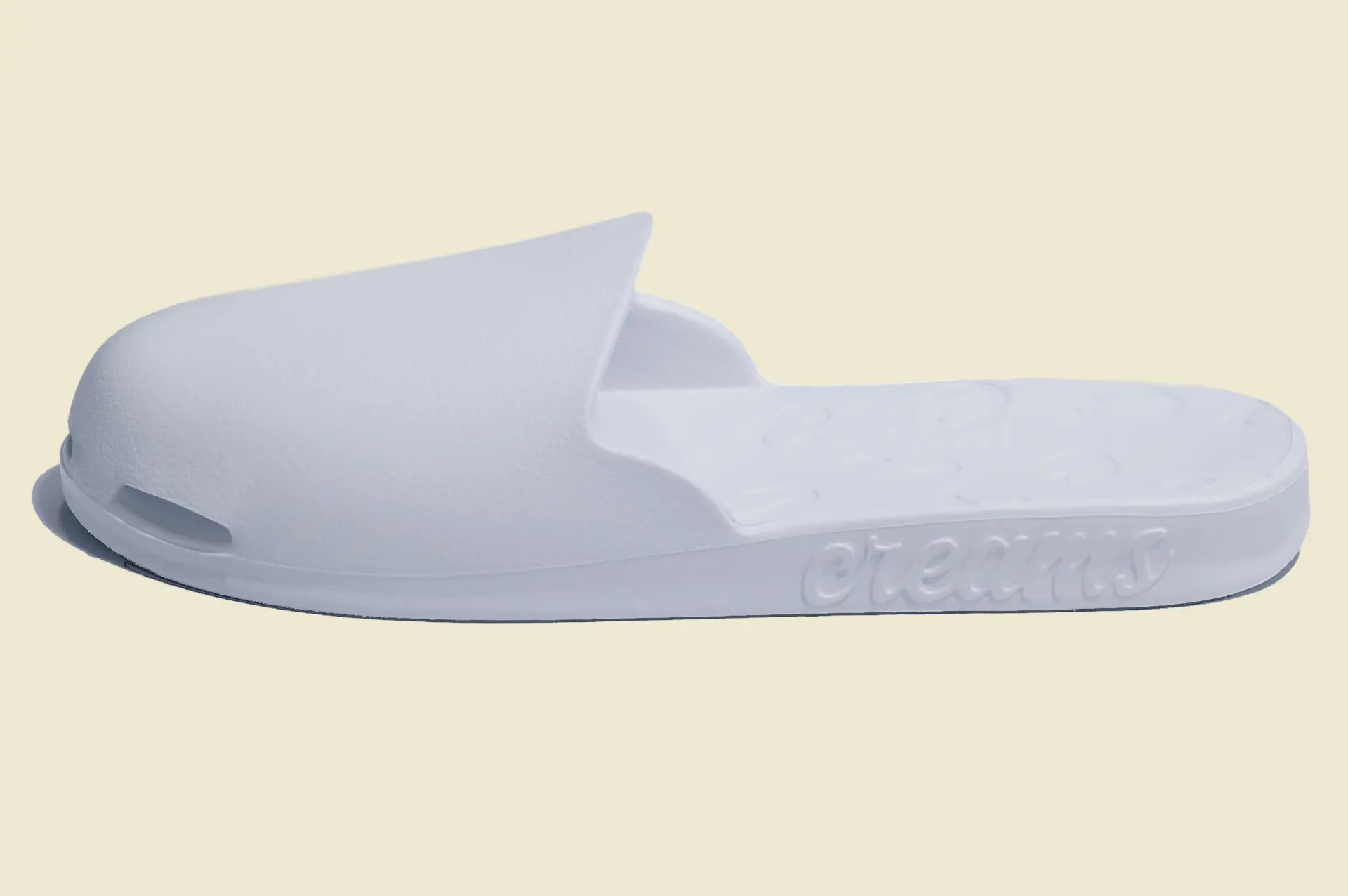 White Creams slide, side profile